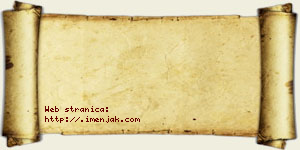 Ana Adamović vizit kartica